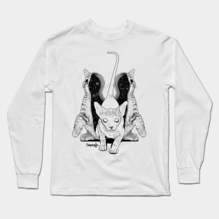 Shedding Cat Long Sleeve T-Shirt